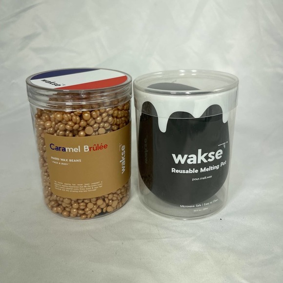 Wakse hard wax beads and warmer cup - Picture 1 of 8